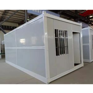 Mobile Living Folding Container House Custom Fast Installation Flat Pack Prefab