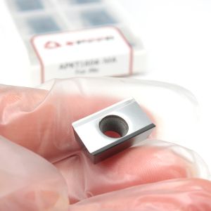 APKT1135 APGT1604 Polished / DLC Tungsten Carbide Insert For Aluminum