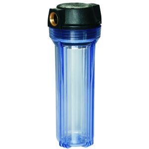 White Drinking Water Clear Filter Housing , Domestic Water Purifier Sediment