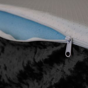 The Shiny velvet fabric Slow rebound Curved Gel Air Foam Nap Beauty Salon lash