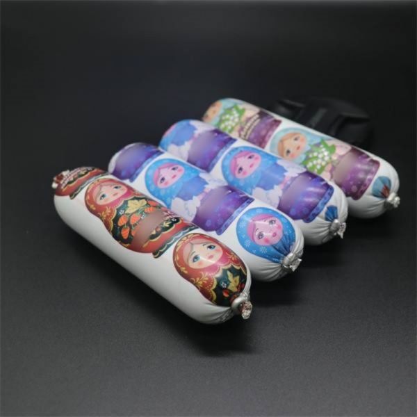 Steamed Skinless Sausage Barrier Or Permeable Multi Layer Casing Film Sausage Casing