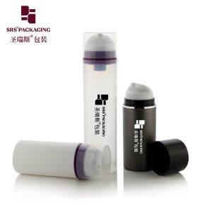 Quality PA602 30ml 50ml 80ml 100ml 120ml 150ml 200ml PP Natural Clear Glossy Surface Matte Finished Available Airless Lotion Bottle No Leakage for sale