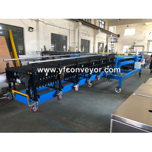 Telescopic Belt Conveyor，Extendable Loading Conveyor Truck Container