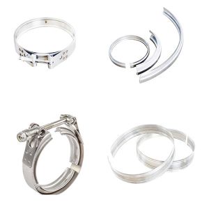 Full Automatic 304 Stainless Steel V Band Clamp Rolling Machine