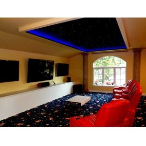 PMMA 15W Fiber Optic Star Ceiling Panels 600*600mm For Moon Shooting