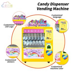 Quality Coin Mechanism Automated Candy Dispensing Vending Machine 200KG for sale