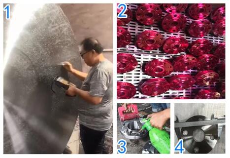 Hot Dip Galvanized Ansi B16.5 Threaded Pipe Flange Carbon Steel Machining Parts 8 Inch