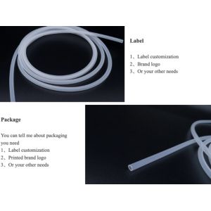 Odorless Medical Silicone Rubber Tube 2mm Id Silicone Tubing