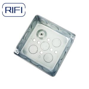 OEM 5x5 Electrical Conduit Boxes Square 2 Gang Metal Electrical Box