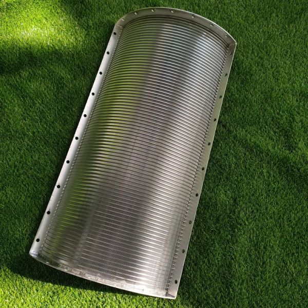 Stainless Steel Wedge Wire Coanda Screen Sieve Bends For Koi Fish Pond