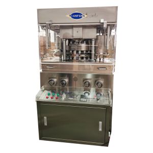 Two Layer Rotary Tablet Compression Machine With Forced Feeder
