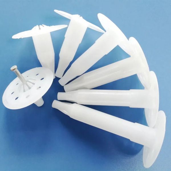 Buy HDPE Hammer in Wall Insulation Anchors with Custom Logo Flat Head and Various Lengths at wholesale prices