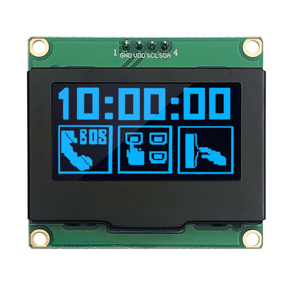 Buy 1.54" 128x64 OLED Display Module , I2C OLED Screen with All Viewing Angles at wholesale prices