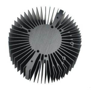 Customized Extruded Round Sunflower Radiator Aluminum Heatsink Profile Extrusion