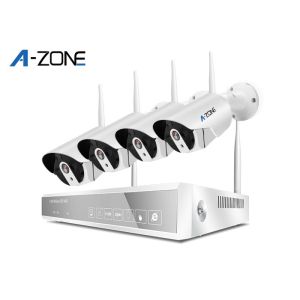 Quality 2MP Bullet 4ch Wifi Security Camera System With nvr Ce FCC RoHS Certificate for sale