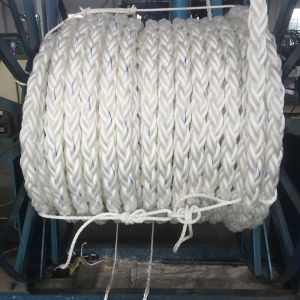 Polypropylene PP 8 Strand Floating Rope for Ship Mooring with Low Elongation