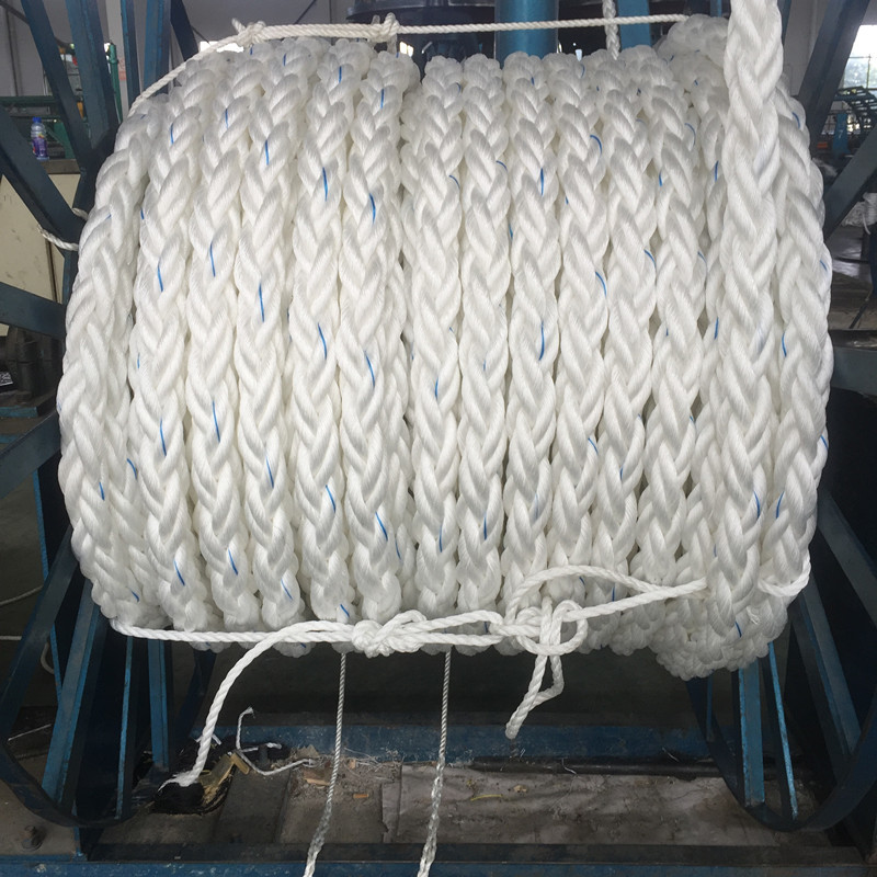 Quality Boat Mooring 8 Strand PP Rope Polypropylene 50mm For Fishing Industry for sale