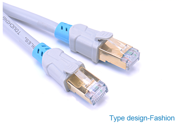 7ft Flexible Ethernet Shielded CAT6 Network Cable For Computer / Laptop
