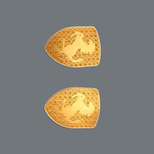 China Private Aluminum Etching Label & Aluminium Badge seals