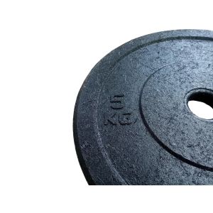 51mm Gym Rubber Plate Black Gym Bumper Plates 10kg For Training