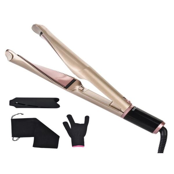 Buy Salon LCD Display 2 In 1 Flat Iron Hair Straightener at wholesale prices