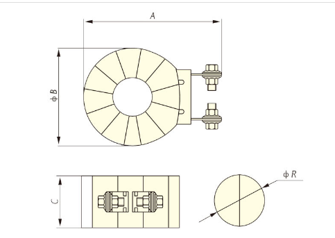 Ring Type LV Current Transformers MR 1600/5a 2000/5 3000/5a 5000/5a