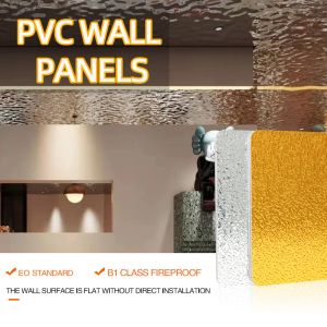 Water Ripple Panel PVC Bamboo Fiber Wall Panels OEM ODM