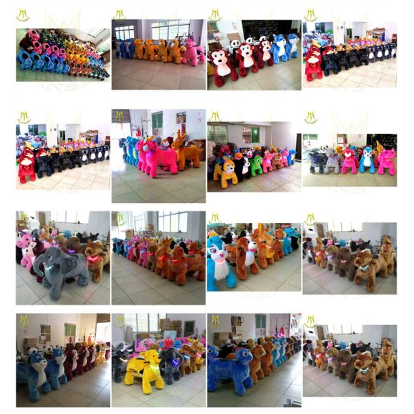 Hansel 2017 new designs coin operated monkey happy rides zoo animal scooter