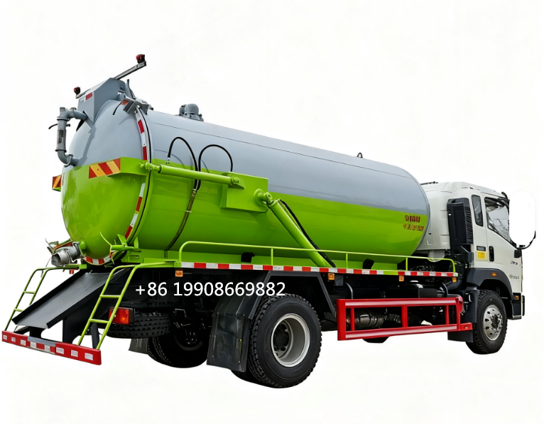 Dongfeng 4x2 Driver 8000L Sewage Suction Truck