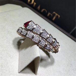 B Real diamond snake Bracelet 18k gold white gold yellow gold rose gold diamond