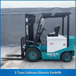 3 Tons Lithium Electric Powered Forklift CPD30 3000KG