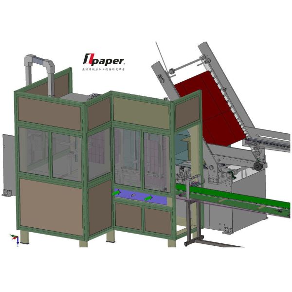 Customized Paper Bag Machines Tissue Paper Cutting Machine Pharmaceutical