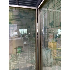 Customized Copper Woven Metal Hotel Art Screen With Stain Resistant