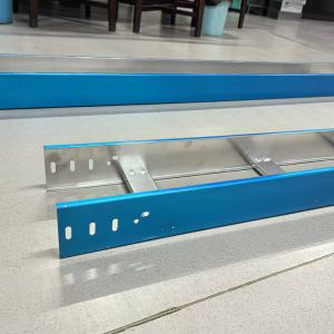 Indoor Outdoor Aluminum Ventilated Cable Tray Height 50mm-150mm For Hassle Free