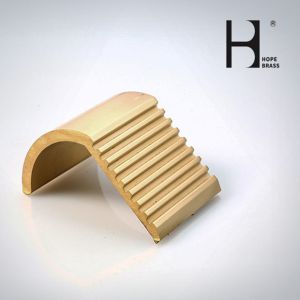 190mm Brass Metal Stair Nosing , CuZn39Pb3 Brass Step Nosing