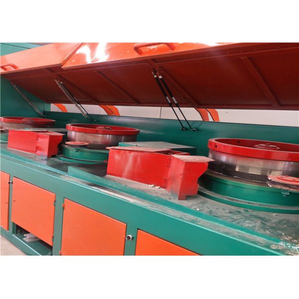 High Speed Straight Line Wire Drawing Machine For High / Low Carbon Steel