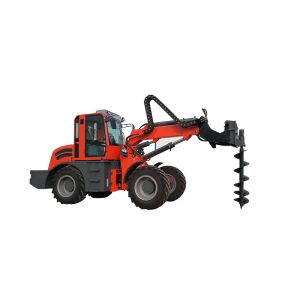 China WY2500  contruction machienry 4WD  telescopic loader with earth auger on sale