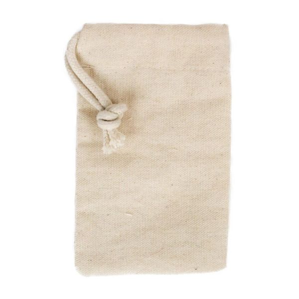 Buy Personalized Drawstring Bags Recyclable Canvas Cotton Material Made at wholesale prices