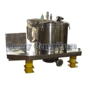 Stainless Steel Batch Top Discharge Bag Lifting Basket Pharmaceutical Centrifuge