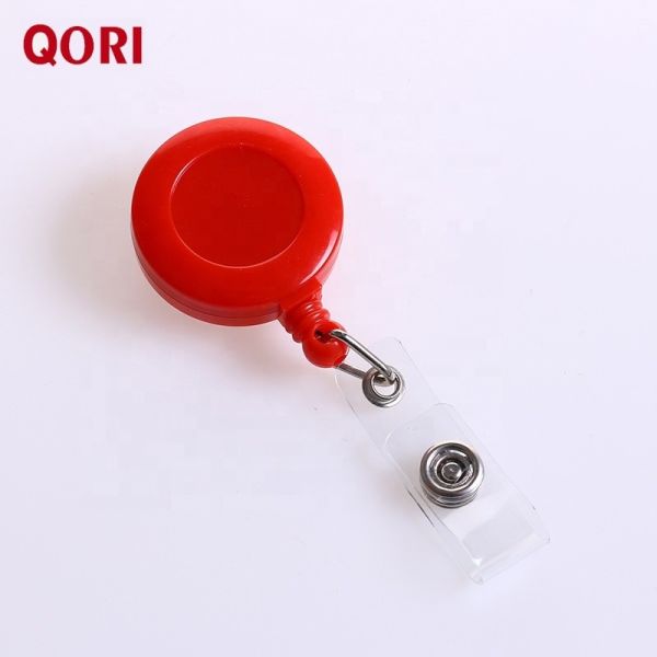 Buy Deyi Round Retractable Plastic Badge Reel With Alligator Clip for Nurses Cute Badge Reel Office Merch at wholesale prices