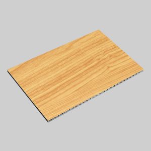 Light Maple Aluminum Honeycomb Core Panel 4x8ft Acp Sheets Class A2 Fireproof