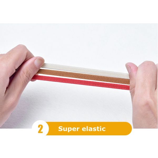 Custom Flat Colored Elastic No Tie Shoe laces For Lazer