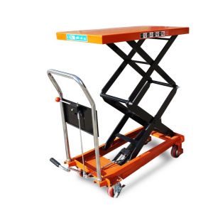 Versatile Hydraulic Double Scissor Lift Table Manual Crank
