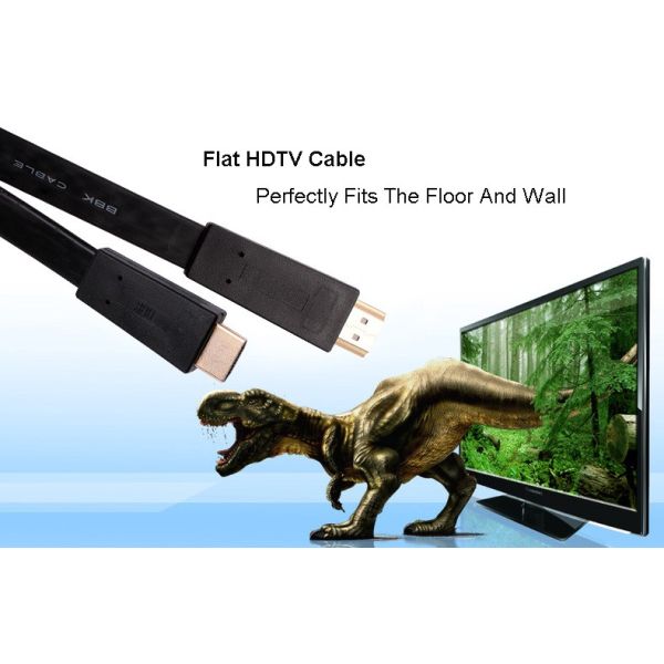 28AWG 10.2Gbps Multimedia 1080P Flat HDTV Cable