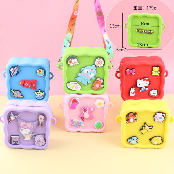 DIY Silicone Coin Wallets For Kids Tasteless And BPA Free Perfect For DIY Crafts And Gifts Shoulder Purse HandBag