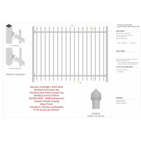 Garrison Security Tubular Fence