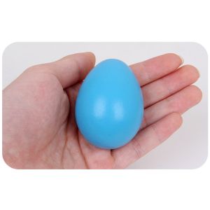 Assorted colors Solid Wooden Easter eggs for kids children DIY Graffiti painging