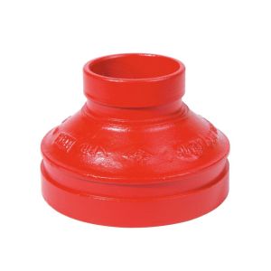 No Leakage Ductile Iron Grooved Fittings Precise Geometric Size Reliable Sealing