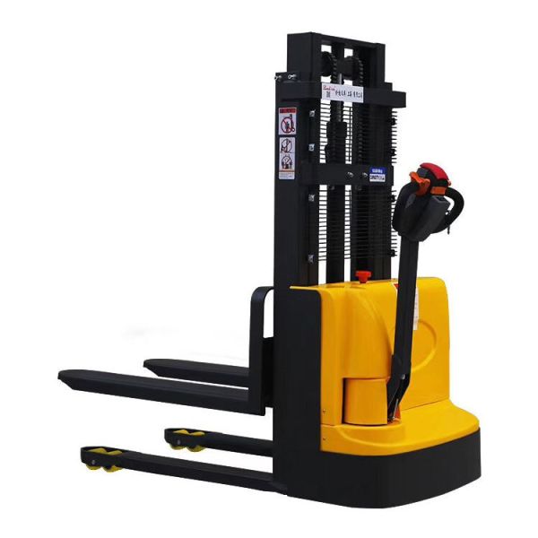 Buy Warehouse Battery Powered Walkie Stacker Forklift  For Loading Unloading at wholesale prices
