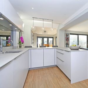 Blum Modular Base PVC Kitchen Cabinet Moisture Proof Customized